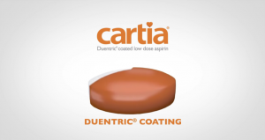 Cartia low dose aspirin with Duentric coating